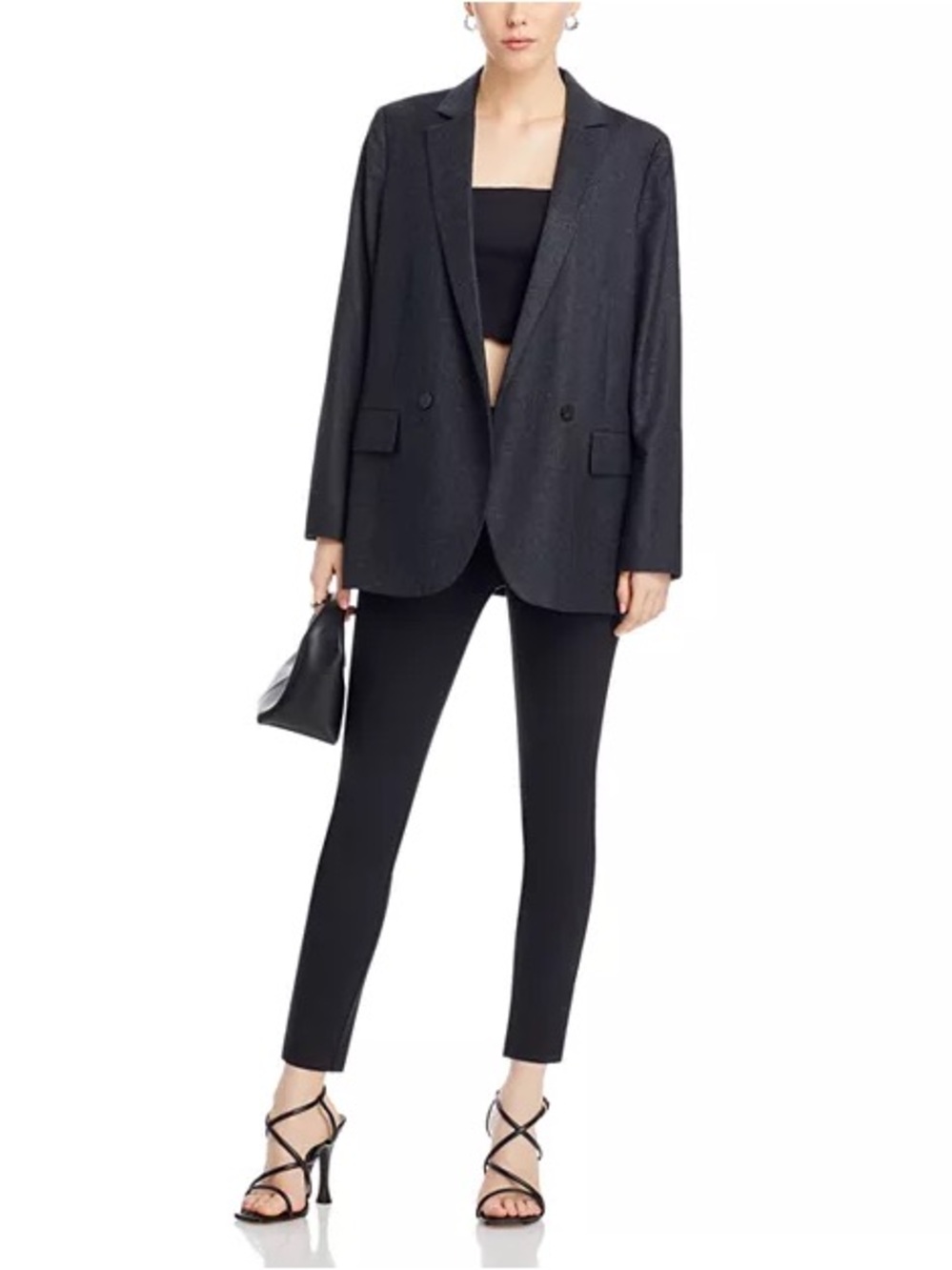 Rag & Bone Women’s Navy Simone High Rise Cigarette Stretchy Tailored Pants 30x28